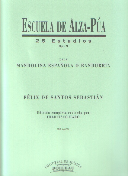 ESCUELA DE ALZA-PÚA Op. 9