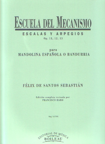 ESCUELA DEL MECANISMO (Escalas y arpegios) Op. 11,12,13