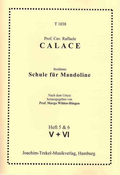 SCHULE FUR MANDOLINE (Vol.V + VI)