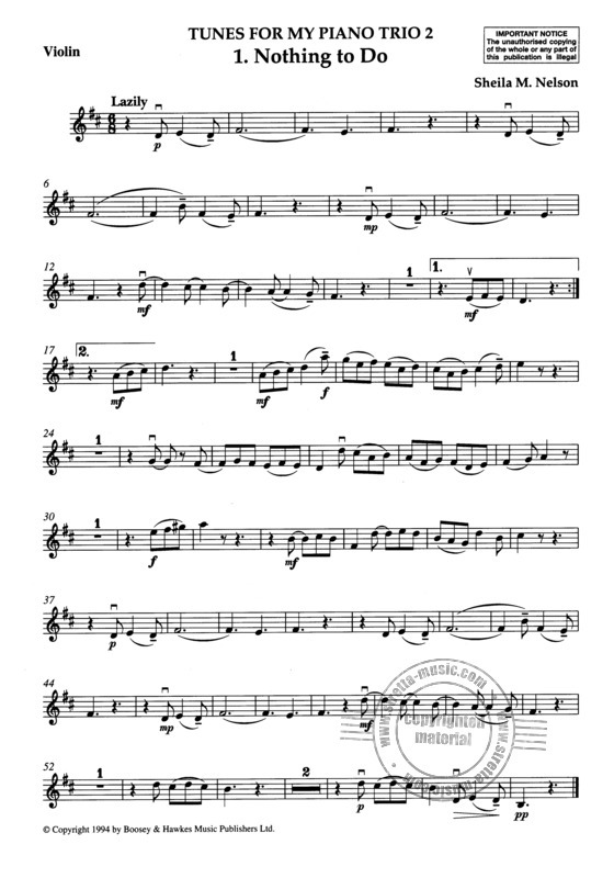 TUNES FOR MY PIANO TRIO (Vol. 2)