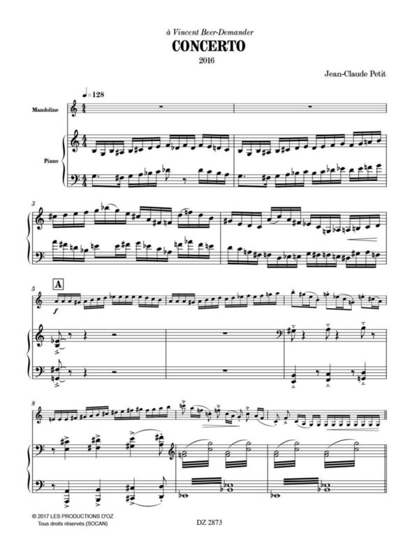 Concerto (réduction de piano)