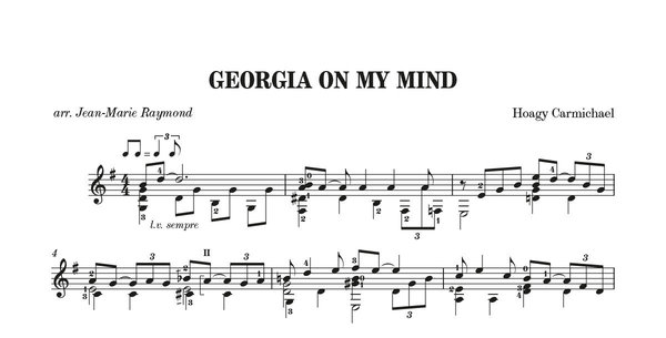 Georgia on my Mind
