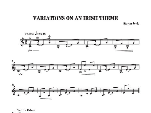 Variations on an Irish Theme