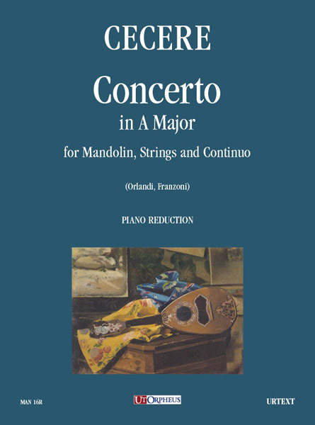 Concerto in A Major for Mandolin, Strings and Continuo [Piano Reduction]
