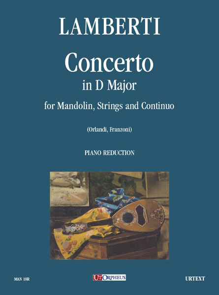 Concerto in D Major for Mandolin, Strings and Continuo [Piano Reduction]