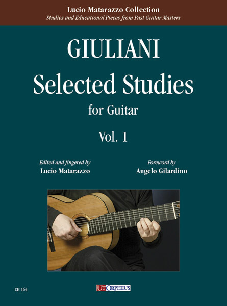 Selected Studies for Guitar Vol. 1 Foreword by Angelo Gilardino