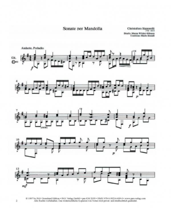 Sonata per Mandolla