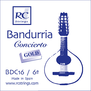 ROYAL CLASSICS BANDURRIA CONCIERTO  GOLD BDC16