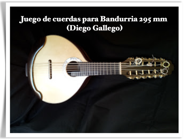 Cuerdas para Bandurria 295 mm (Diego Gallego)