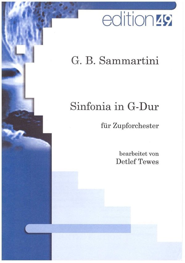 Sinfonia G-Dur für Zupforchester